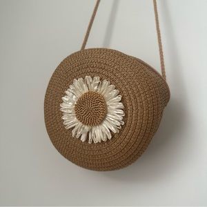 Floral Circular Crossbody